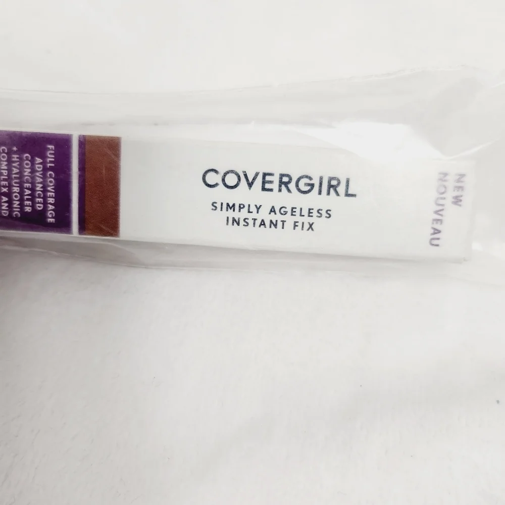 2 X COVERGIRL Simply Ageless Instant Fix Advanced Concealer 390 deep